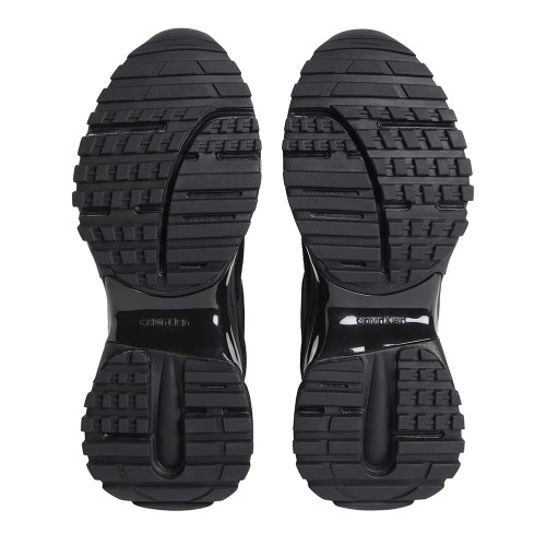 Calvin Klein Leather and Breathable Mesh Trainers